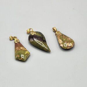 Jasper or Serpentine Pendant Bundle